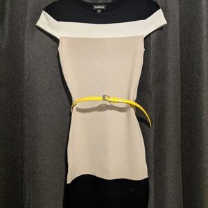 bebe Fitted Dress, Size: Small
